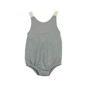 Mon Tresor  Mt Ribboned Romper, Blue